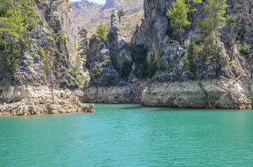 Türkiye, Side, August 22, 2025, tourist attraction green canyon