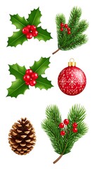 Christmas elements collection