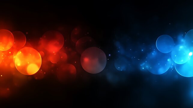 Abstract Colorful Bokeh Background.