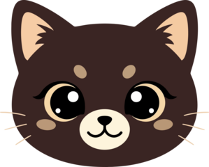 Brown and Tan Cat Face