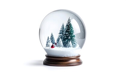 Christmas snow globe