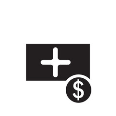 Obraz premium emergency fund glyph icon