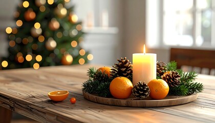 Christmas table decoration