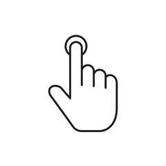 Obraz premium Vector illustration of illustration of hand cursor icon