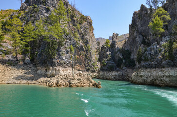 Türkiye, Side, August 22, 2025, tourist attraction green canyon