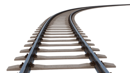 railroad tracks and railway