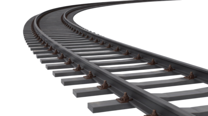 railroad tracks and railway