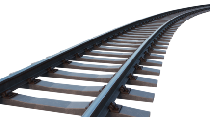 railroad tracks and railway