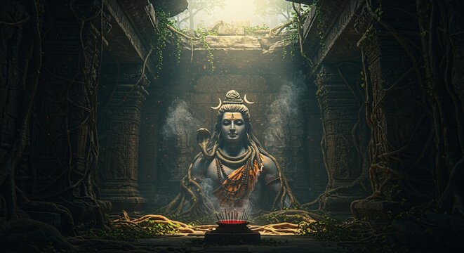 Spiritual Representation of Lord Shiva