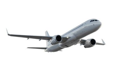 airplane isolated on white