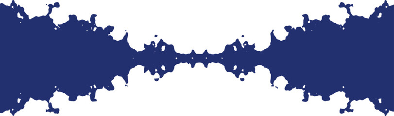 Abstract Blue Ink Splatter Pattern Background