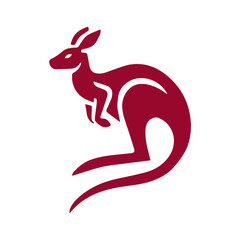 vector illustration of a kangaroo