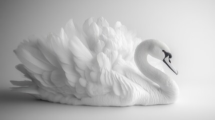 Elegant White Swan