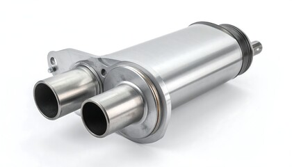 Chrome automotive exhaust component