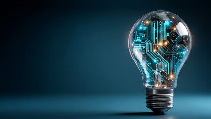 テクノロジーの革新と新しいアイデアのコンセプト