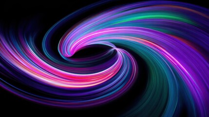 abstract colorful background with spiral