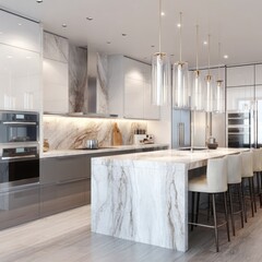 interior of a kitchen