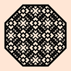 Islamic geometric pattern vector arabic ornament traditional arabesque decoration mosque design