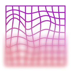 Naklejka premium Fuchsia Pink Gradient Abstract Mesh with Soft Glow