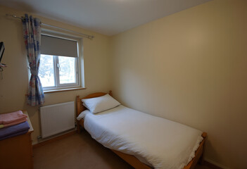 Simple and Cozy Single Bedroom Interior
