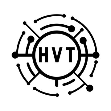 HVT letter design. HVT letter technology logo design. HVT Monogram logo design for an entrepreneur and business