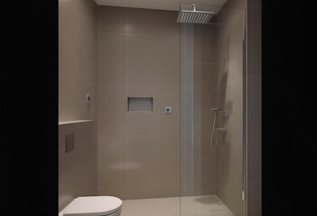 Modern Minimalist Shower Room Interior Design