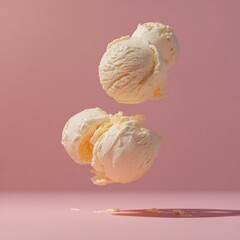 Fun Dessert Graphic – Bright Pastel Ice Cream Cone