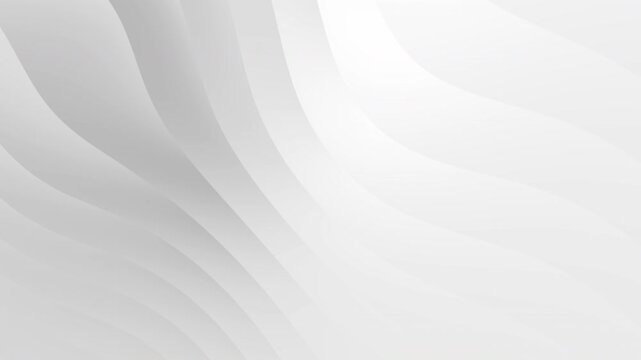 Abstract white background seamless elegant waves curves modern clean, ideal for minimalist presentations, sophisticated branding, and serene website design