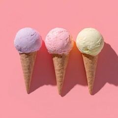 Colour Splash Dessert Concept – Melting Ice Cream Ball