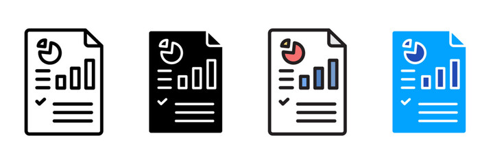 paperwork Icon Set Multiple Style Collection. Document, Folder, Clipboard, Pen, Pencil, Paper, File, Contract, Stamp, Envelope, Calendar, Checklist, Spreadsheet, Archive, Report, Signature, Receipt, I