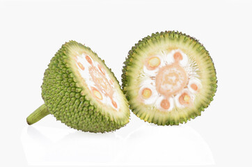 Jackfruit isolated on white background
