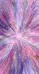 Abstract burst of vibrant pinks, purples, and golds