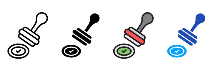 paperwork Icon Set Multiple Style Collection. Document, Folder, Clipboard, Pen, Pencil, Paper, File, Contract, Stamp, Envelope, Calendar, Checklist, Spreadsheet, Archive, Report, Signature, Receipt, I