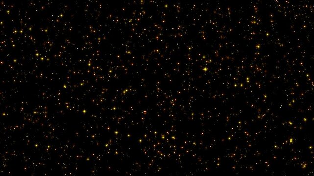 Sparkling gold falling slow down abstract backgrounds footage video rendering