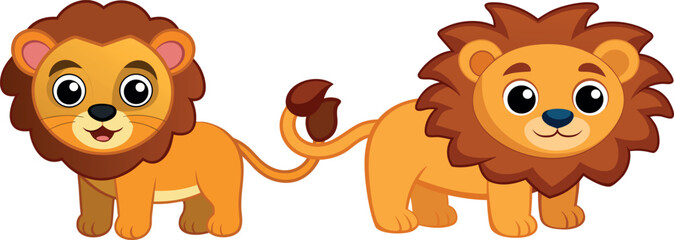 cartoon lion illustration, cute lion cartoon, funny lion drawing, adorable lion artwork, happy lion vector, smiling lion cartoon, jungle lion character, playful lion mascot, child-friendly lion cartoo