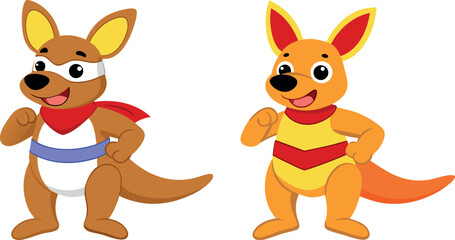 cartoon kangaroo illustration, cute kangaroo cartoon, kangaroo drawing clipart, adorable kangaroo artwork, funny kangaroo character, happy kangaroo vector, smiling kangaroo cartoon, playful kangaroo m