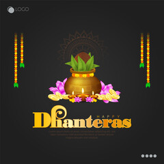 Dhanteras, celebrated two days before Diwali, is a Hindu festival that marks the worship of Lord Dhanvantari and Goddess Lakshmi