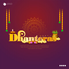 Dhanteras, celebrated two days before Diwali, is a Hindu festival that marks the worship of Lord Dhanvantari and Goddess Lakshmi
