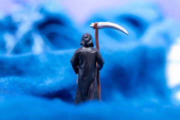 Halloween Death Figure Holding Lantern