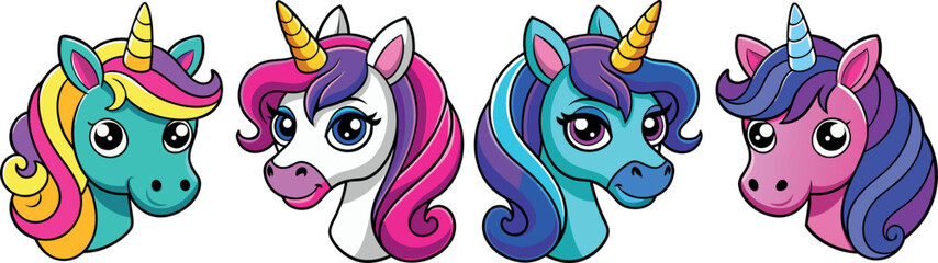 cartoon unicorn illustration, cute unicorn cartoon, funny unicorn drawing, adorable unicorn artwork, happy unicorn vector, magical unicorn cartoon, unicorn character design, baby unicorn artwork, smil