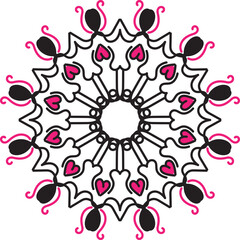 Traditional and Modern Mandala Design