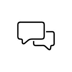 Fototapeta premium Comment icon, Chat Message logo, Speech bubble symbol, Vector illustration