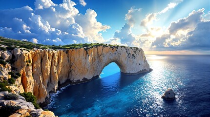 Naklejka premium Explore zakynthos greece travel guide beautiful cliffs and beaches ionian islands summer vacation destinations