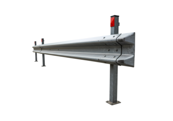 Free Transparent PNG Rustic  Metal Highway Guardrail Barrier Safety System