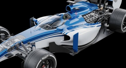 High-Performance Racing Car Aerodynamics and Engineering Innovation