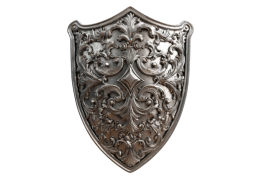 Ornate metallic shield (1)
