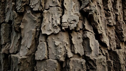 Rough gray tree bark peeling texture natural rustic organic surface pattern