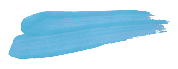 light blue watercolor background. Artistic hand paint. Isolated on transparent background.