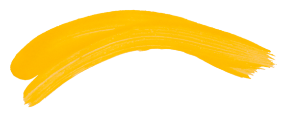 Abstract yellow watercolor background. Hand drawn artistic style. Isolated on transparent background.