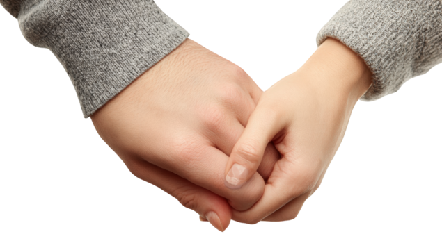 Close-up of clasped hands (3)